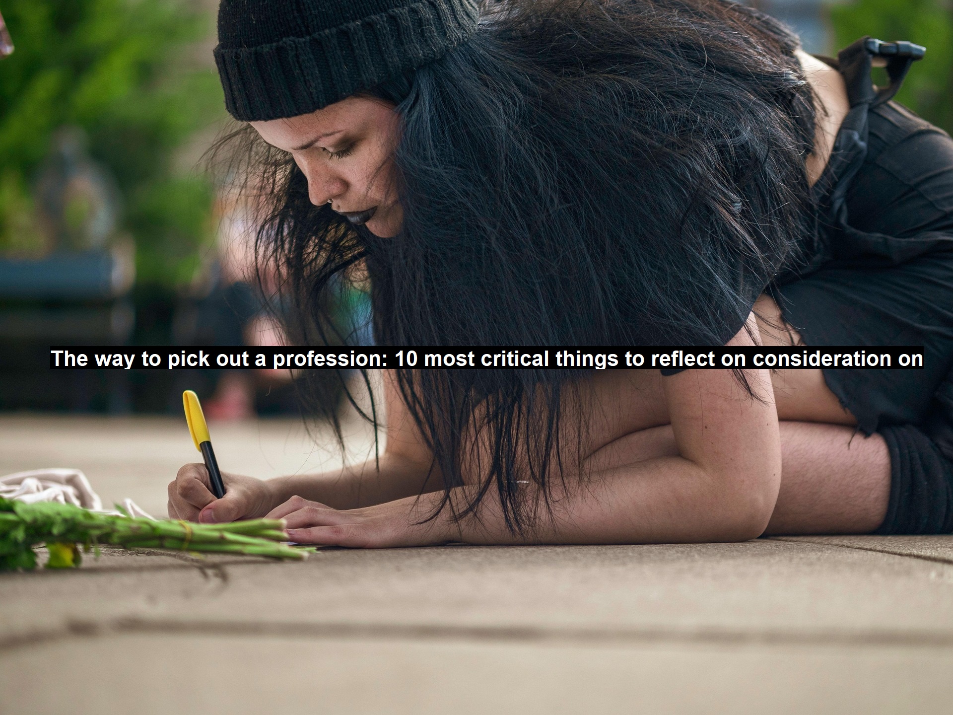 pick out a profession